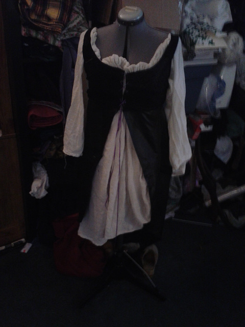 front view witch dress