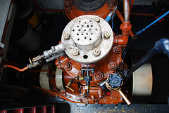 Industrie motorendag 2008: 1929 1IB6 single-cylinder semi-diesel engine of the Feint