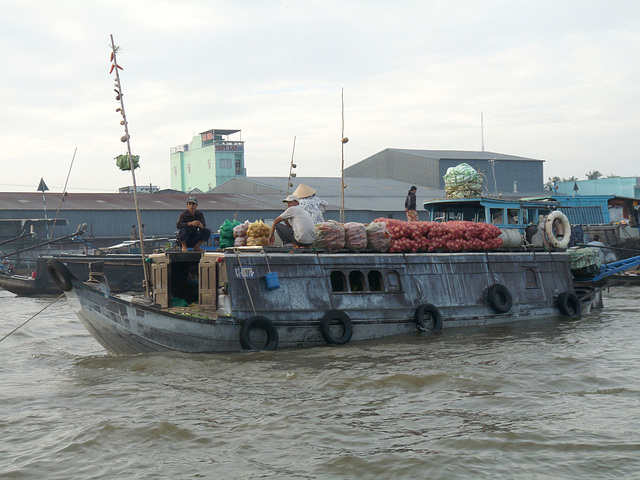 Early Morning at the Floating Market