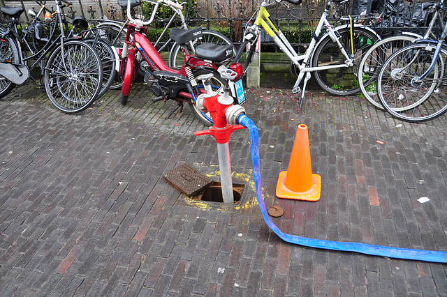 Opened water access point