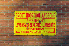 Signs: Groot-Noordhollandsche van 1845 Levensverzekering-Lijfrente