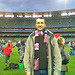 Ad on the pitch at the MCG