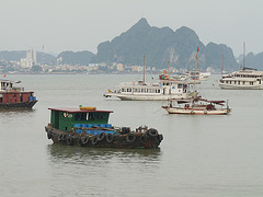 Boats in Ha Long Bay