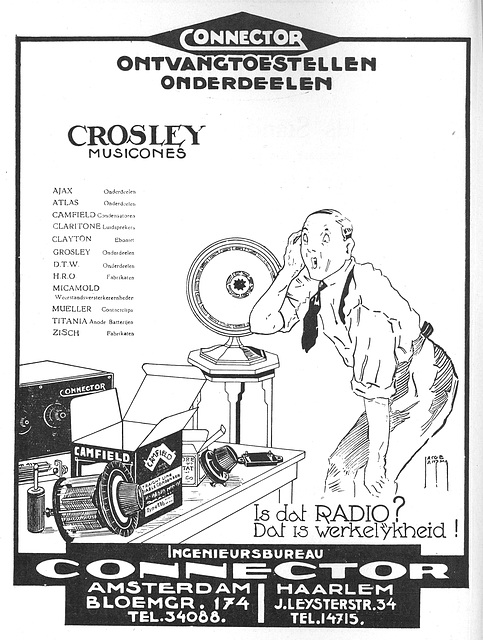 Advertisement of Connector radios