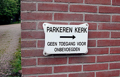 Parking for the church