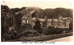 Furness Abbey Hotel, From The Station. 1920s