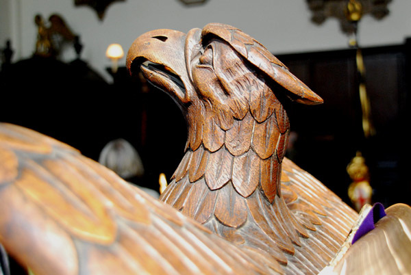 Eagle lectern detail