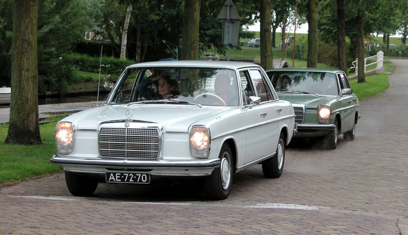 Two Mercedes-Benzes