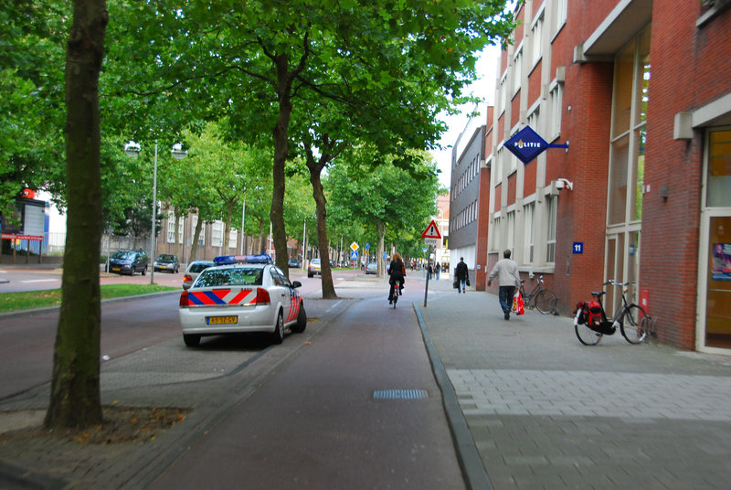 My bike ride home: the police headquarters
