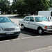 Holiday day 6: My Merc next to a great-grandson