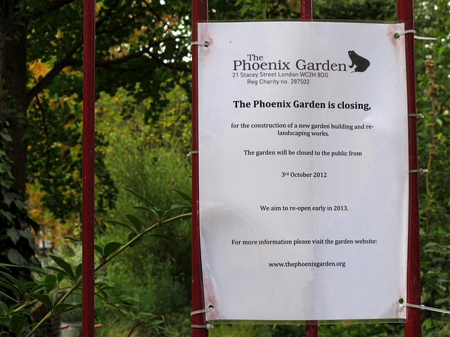 Phoenix Garden is Closing