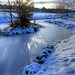 Clear water and thin ice!