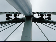 hungerford  pedestrian suspension bridge, london