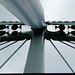 hungerford  pedestrian suspension bridge, london