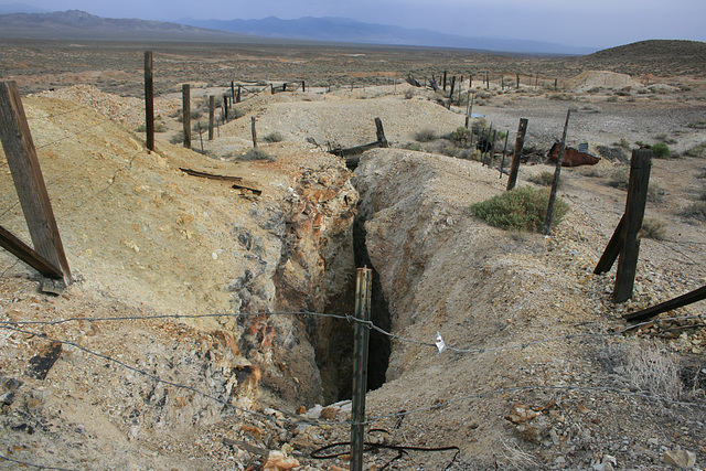 Kaiser Fluorspar Mine, Mineral County, Nevada, USA