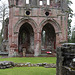 Dryburgh  Abbey - on a very wet day.