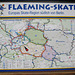 Wegweiser Fläming-Skate zum aktuellen Standort