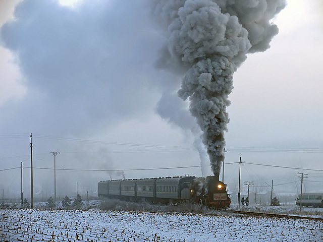 Morning workers' train