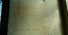 drake graffiti, litlington church , cambs.