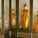 Gold Buddha images with different gestures