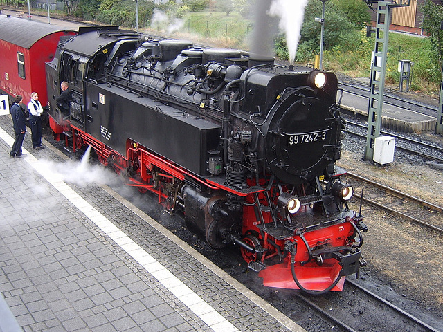 HSB Train About to Leave Wernigerode