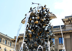 Brunnen auf der 'Piazza Della Liberta'