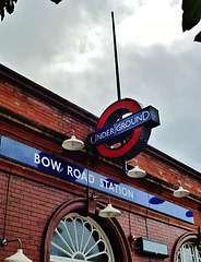 bow road tube station, london