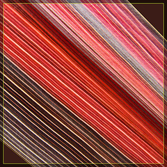 Red and Black Leaf Abstract