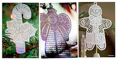 Embroidered Christmas Tree hangings 6559600535 o