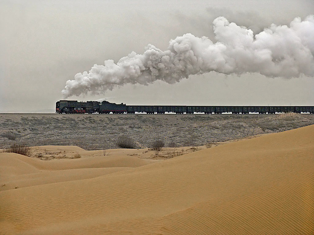 Steam in the dunes