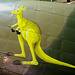 Yellow Kangaroo Nose-art