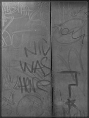 Nic was Here: Dust Graffiti