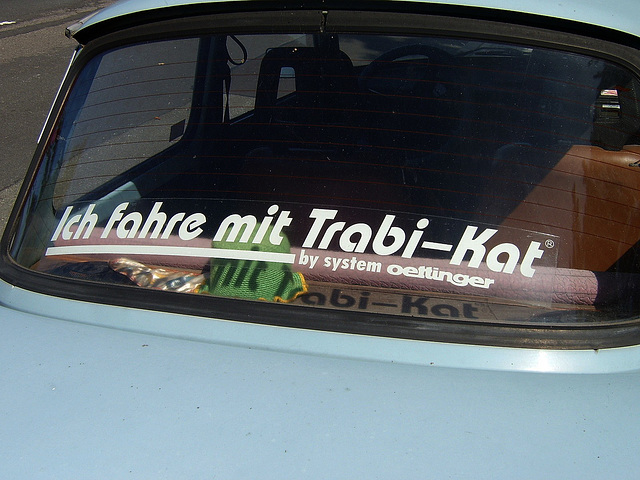 Ich fahre mit Trabi-Kat!