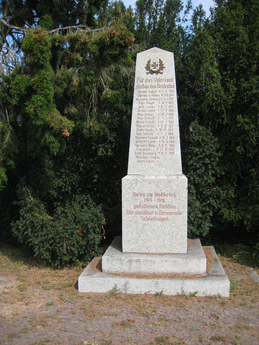 Denkmal Weltkriege Schönhagen