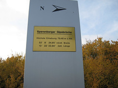 Sperenberg Geopfad Gipsberge