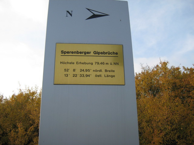 Sperenberg Geopfad Gipsberge