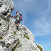 Im Klettersteig, Mala Mojstrovka