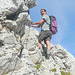 Im Klettersteig, Mala Mojstrovka