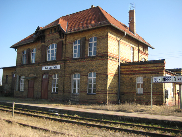 Ehemaliger Bahnhof Schönefeld bei Luckenwalde