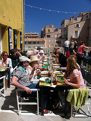 Street Dining in St Tropez