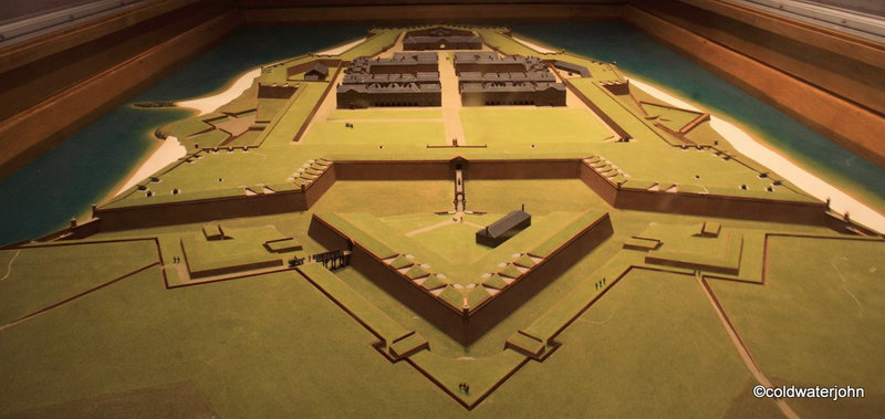 The Model of Fort George in The Powder Magazine