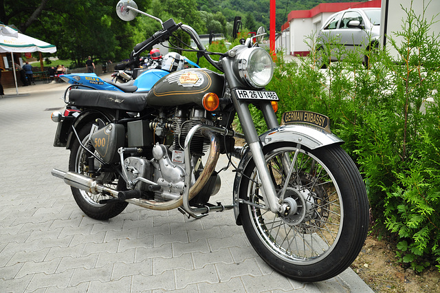 Nordschleife weekend – Retro Royal Enfield motorcycle