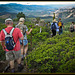 The Hikers Arrive at Hobart's Bluff