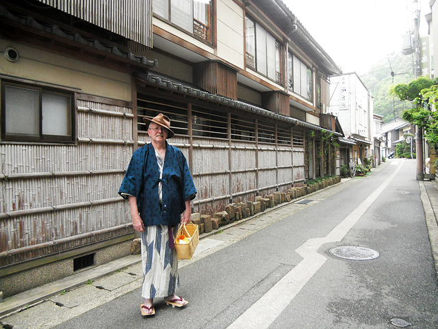 Well dressed gentleman in Kinosaki