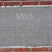 Commemmorative stone of the Association for the Promotion of the Building of Worker's Houses