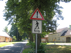 Ließen - Fläming-Skate kreuzt Straße