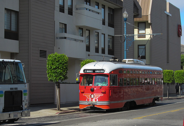 SF Embarcadero Muni F car (3039)