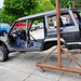1995 Jeep Cherokee 2.5 TD S with the rear axle removed