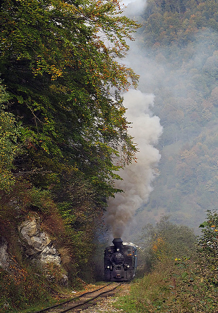 Heading up the valley