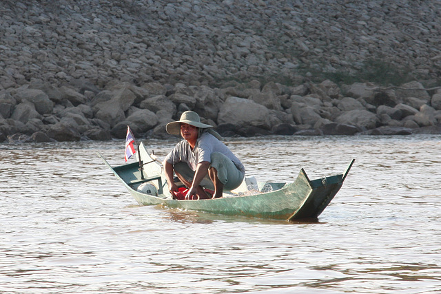 Laotian fisherman